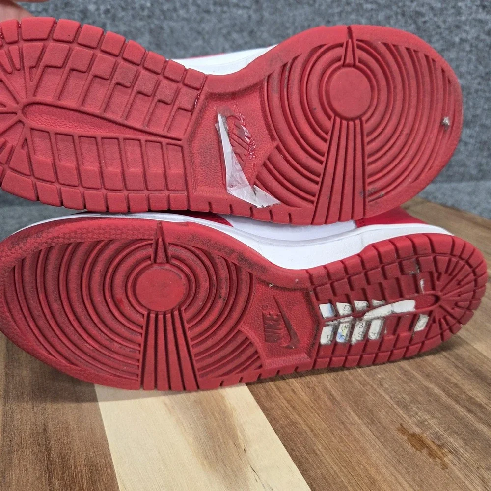 Nike Dunk High‎ Shoes Youth Size 5Y Championship Red GS Sneakers DB2179-106